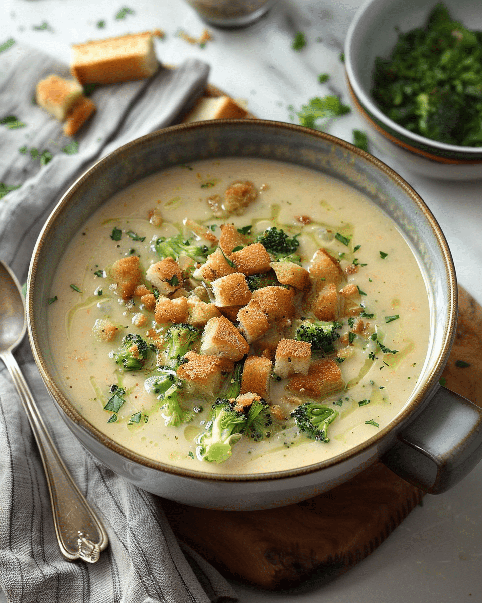 Smoked Gouda Broccoli Soup