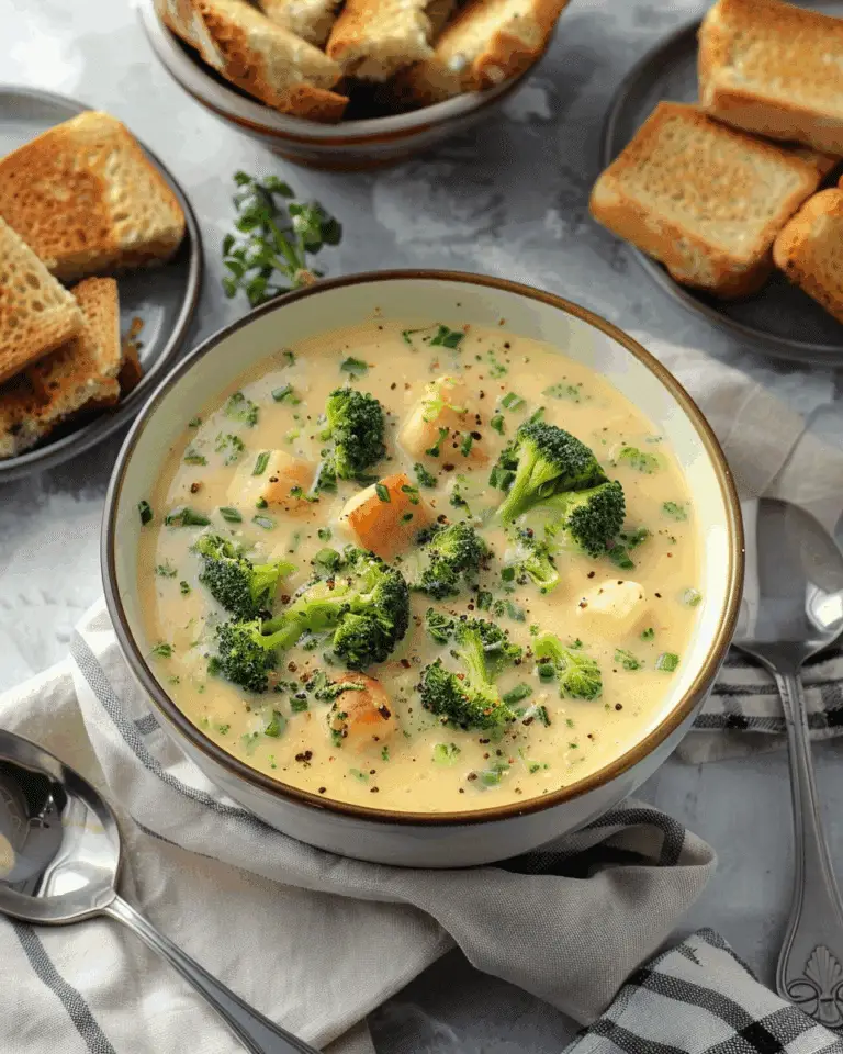 Smoked Gouda Broccoli Soup