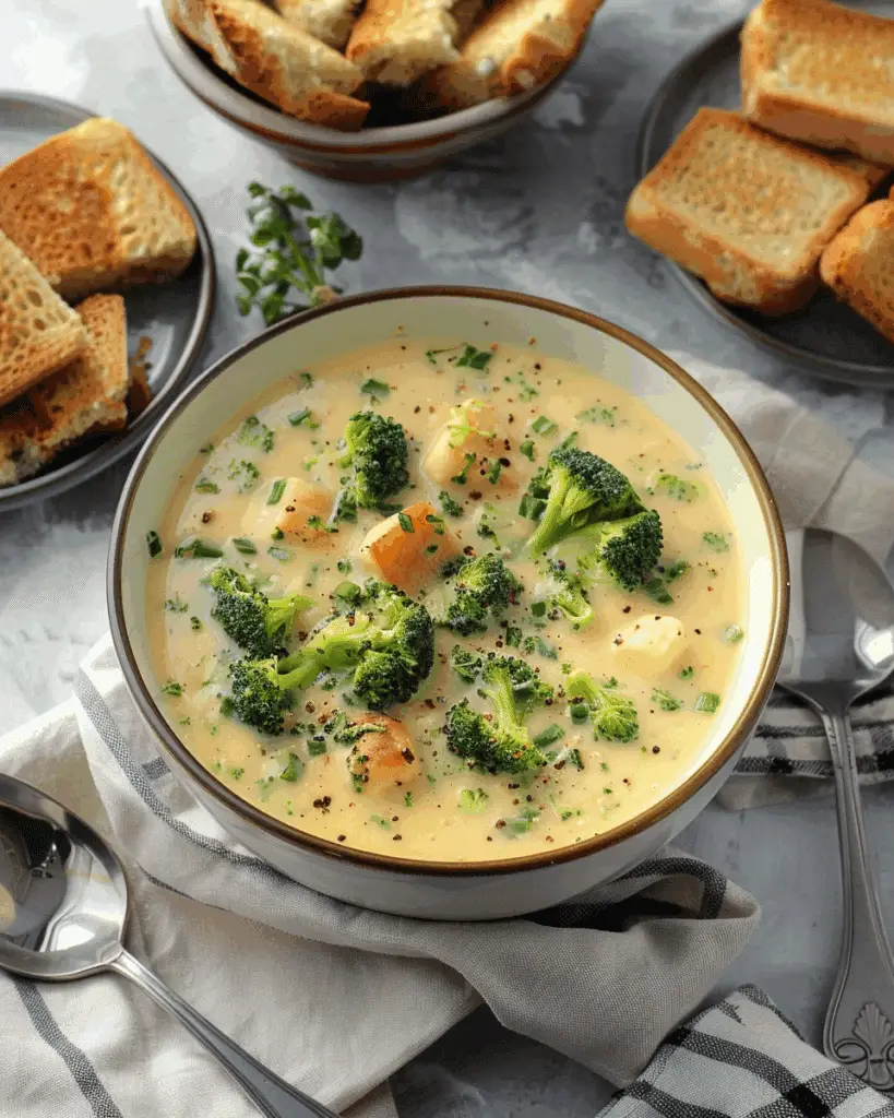 Smoked Gouda Broccoli Soup