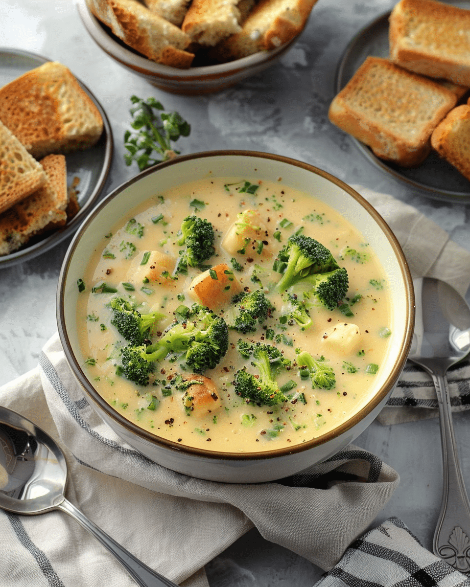 Smoked Gouda Broccoli Soup