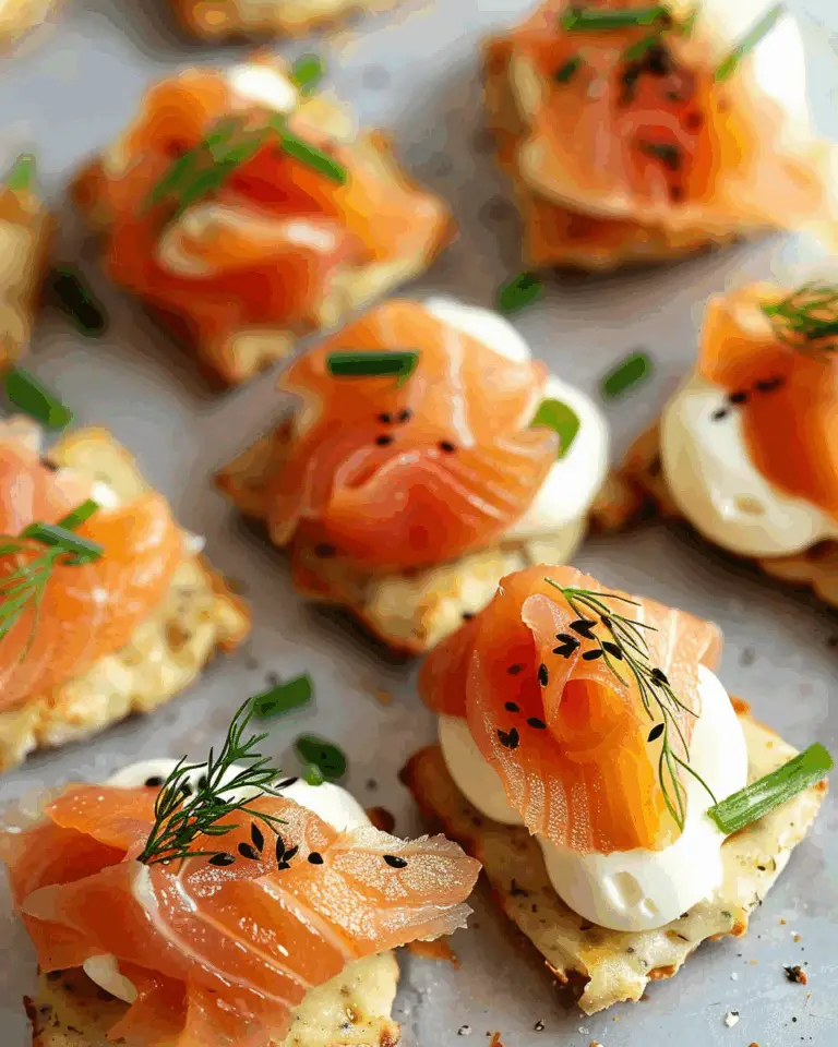 Smoked Salmon Canapés
