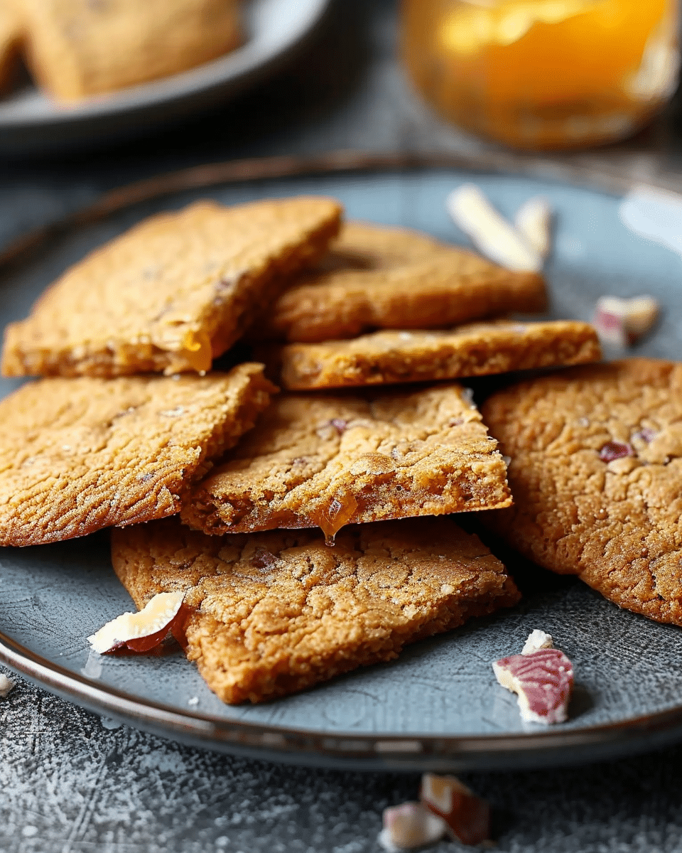 Soft Honey and Toffee Cookies at Home