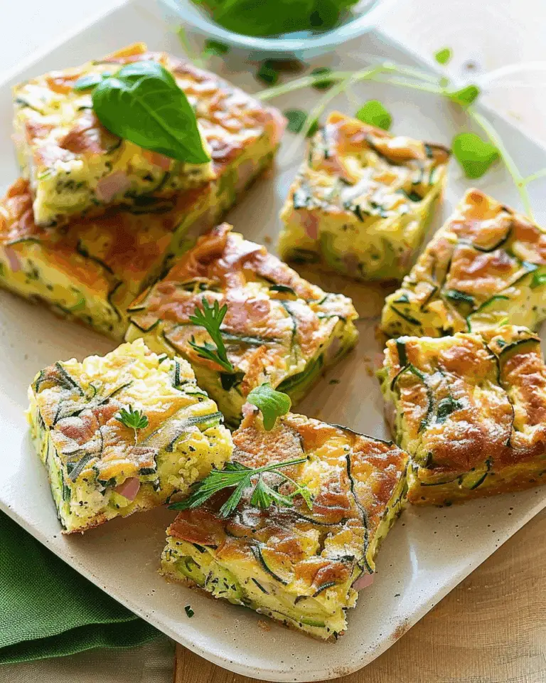 Australia’s Favourite Classic Zucchini Slice Recipe