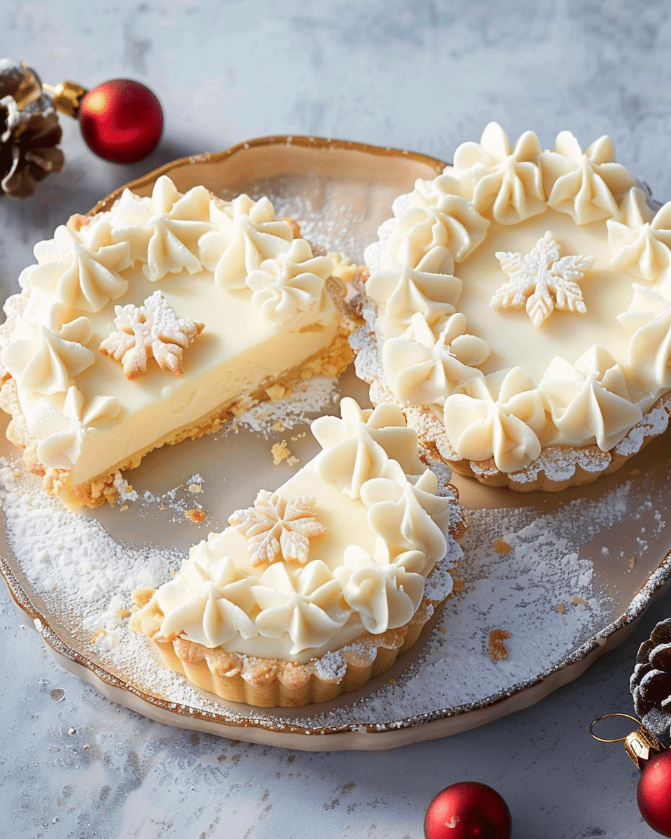 Baby White Chocolate Tarts