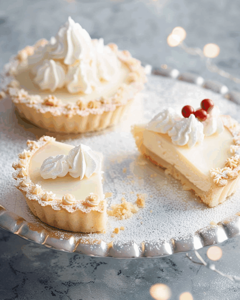Baby White Chocolate Tarts