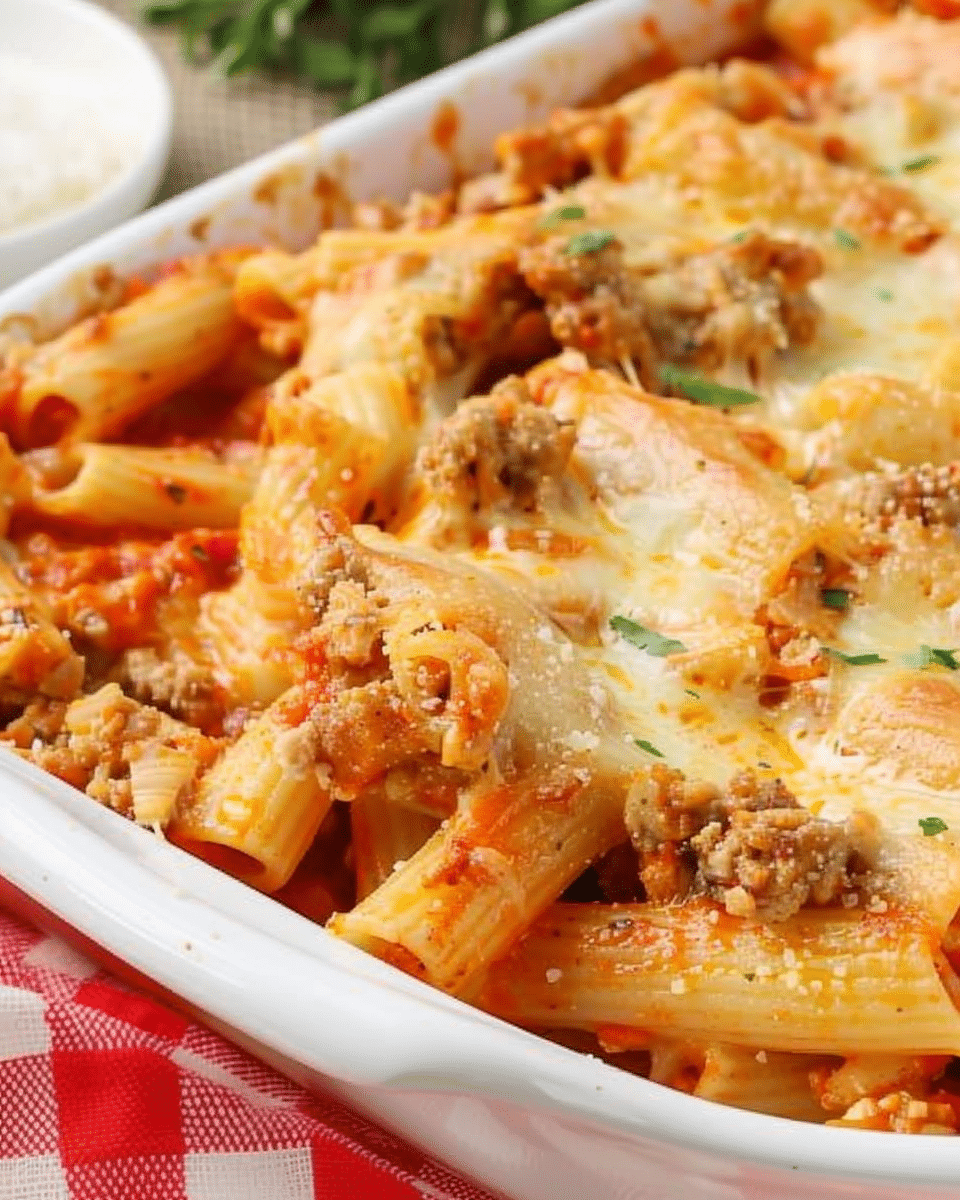 Baked Ziti – Ziti al Forno