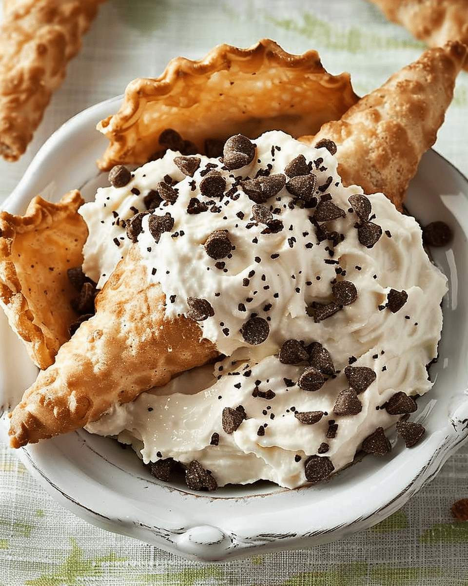 Cannoli Chips & Dip
