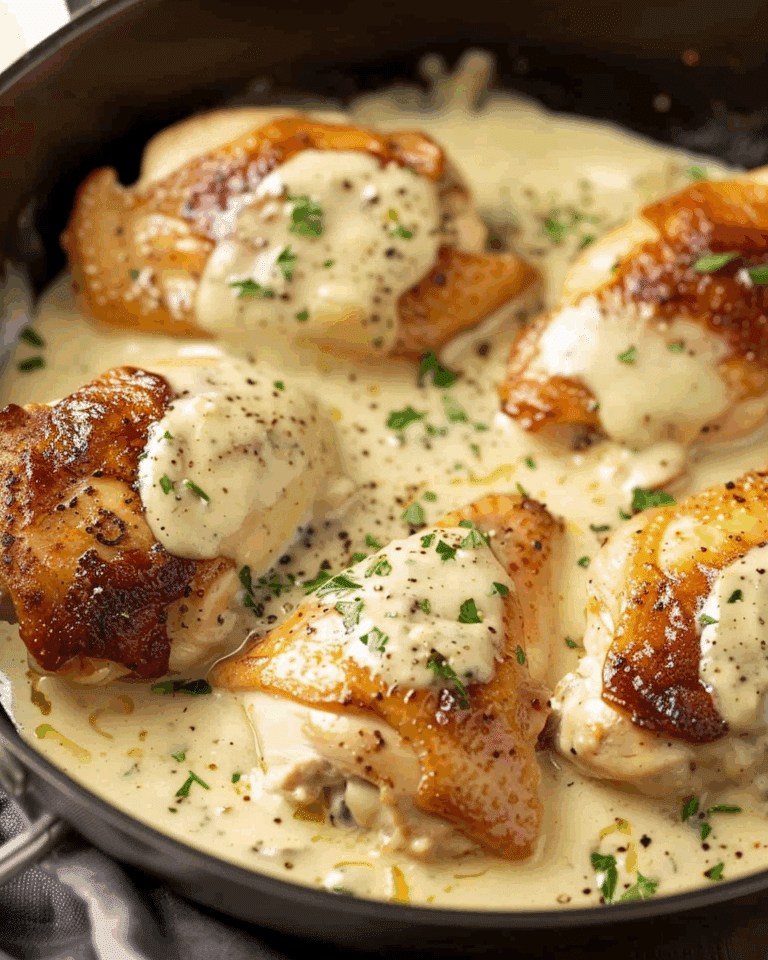 Chicken in Creamy Mustard Sauce