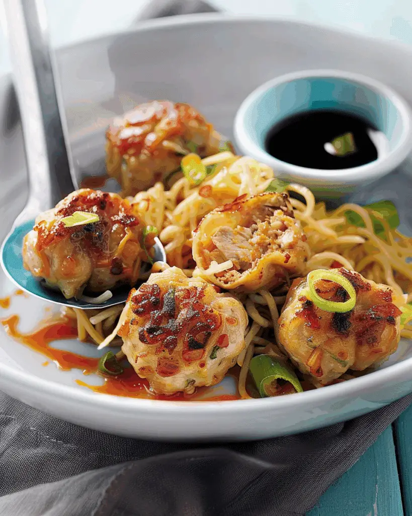 Chicken Noodle Balls