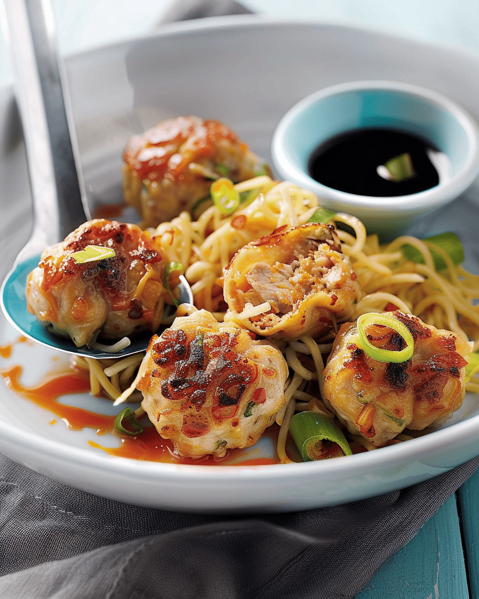 Chicken Noodle Balls
