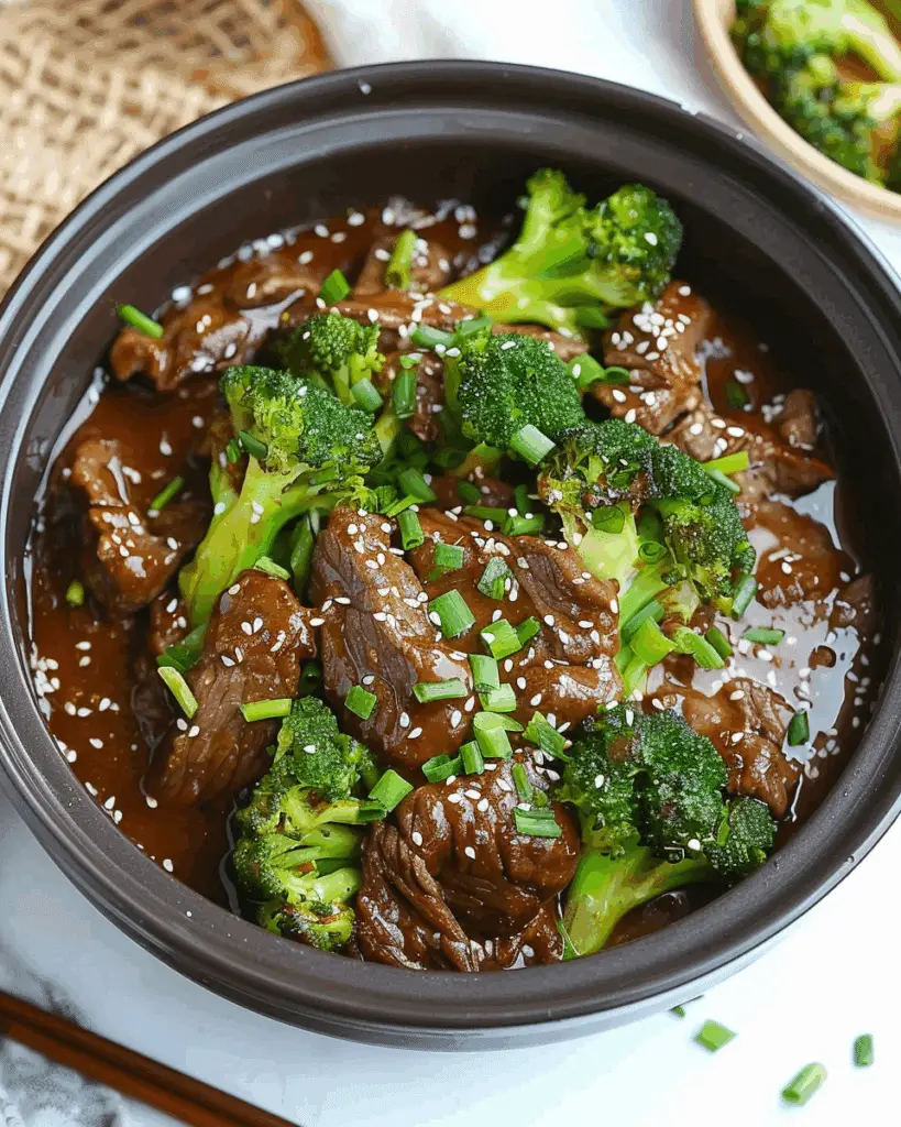 Slow Cooker Beef and Broccoli