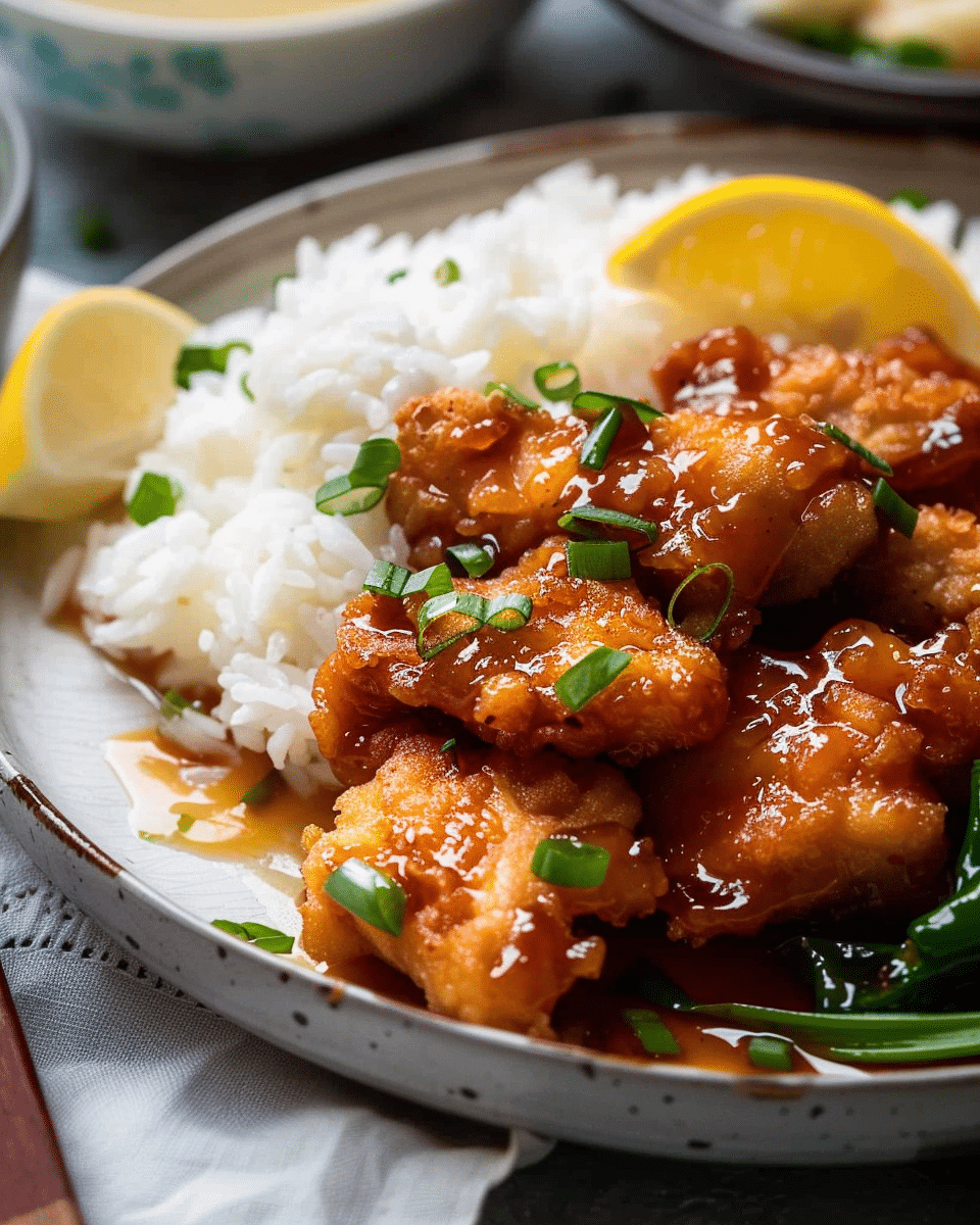 Crispy Chinese Lemon Chicken – Old School Style!