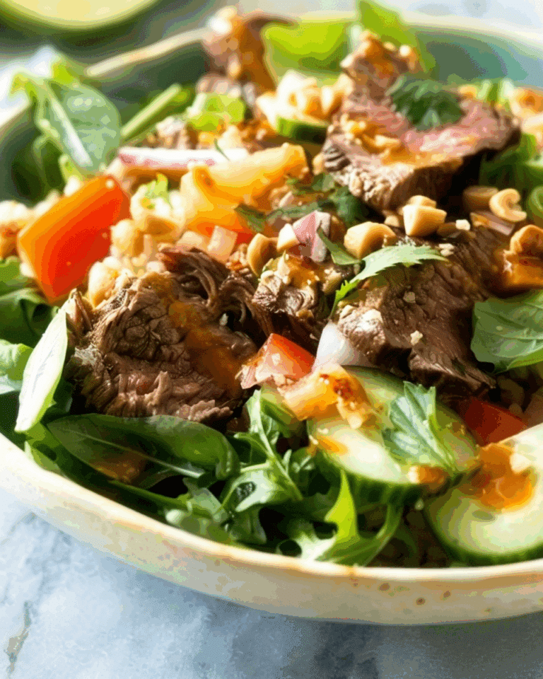 CrockPot Thai Steak Salad