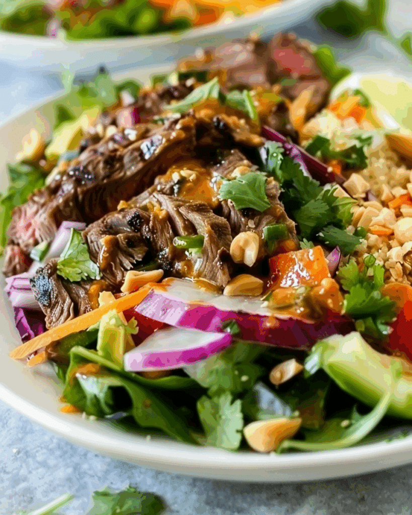 CrockPot Thai Steak Salad