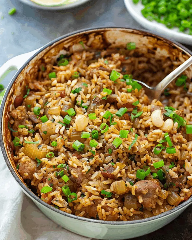 Dirty Rice {Cajun Style Beef One Pot}
