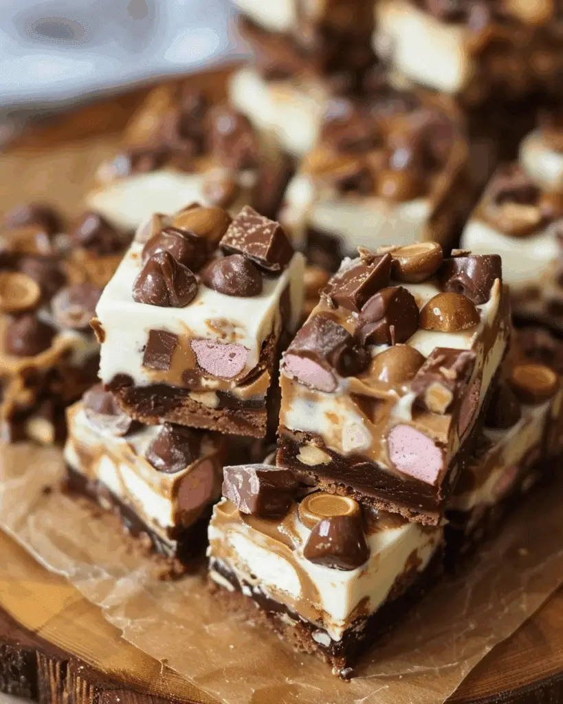 Easy Rolo Rocky Road {No-Bake}