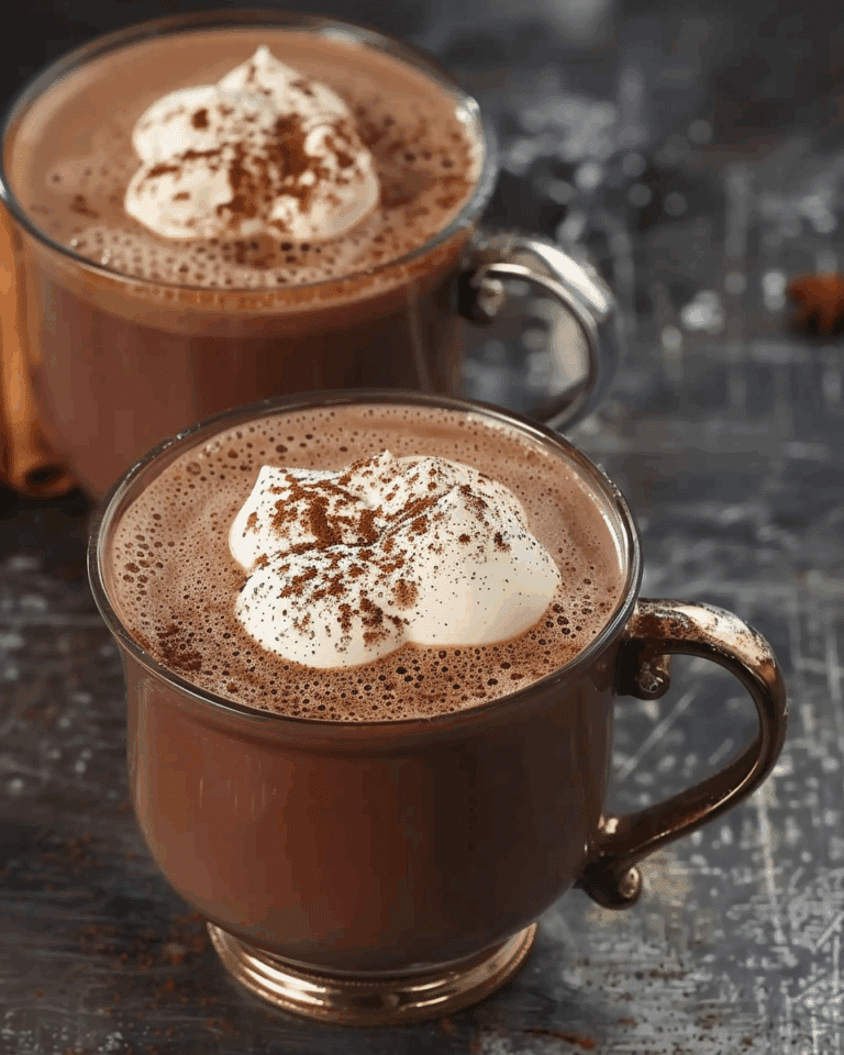 Instant Gingerbread Hot Chocolate