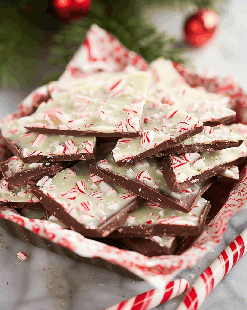 Milk Chocolate Peppermint Bark