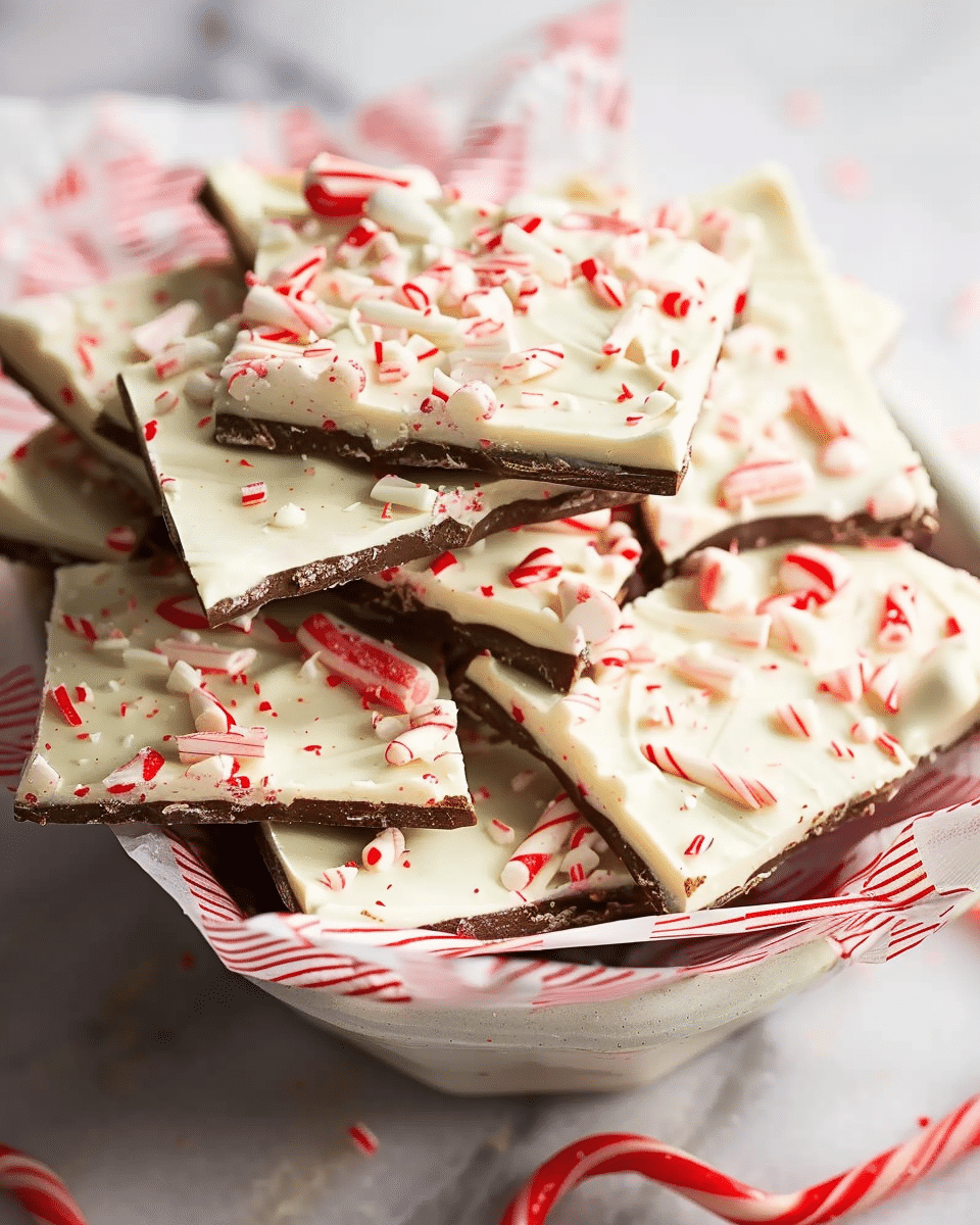 Milk Chocolate Peppermint Bark