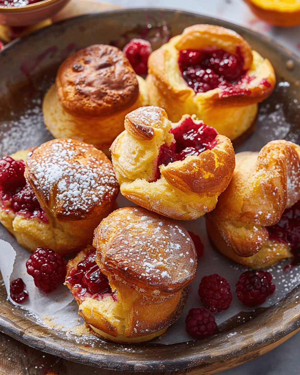 Orange-Cranberry Popovers