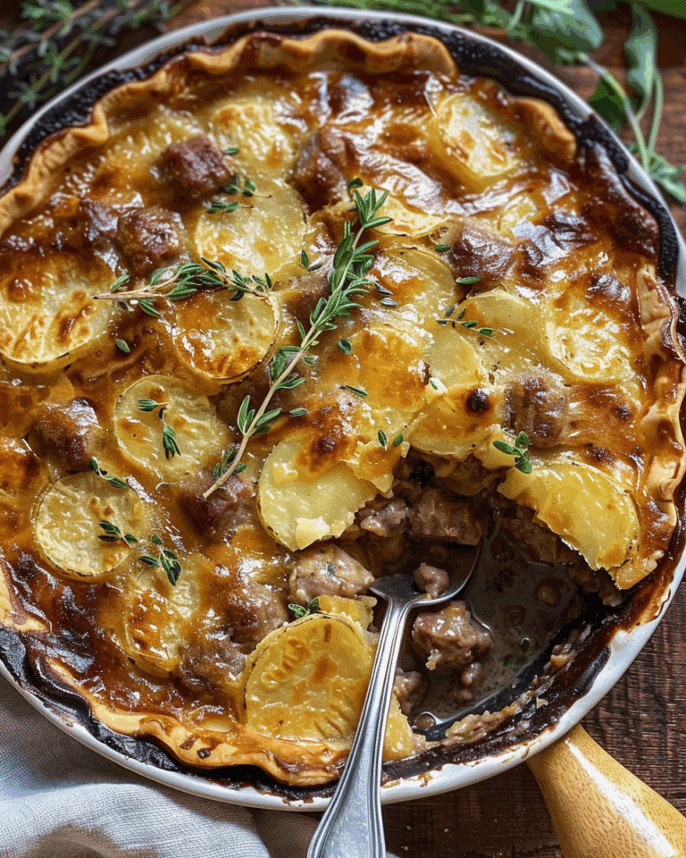Potato Top Sausage Pie