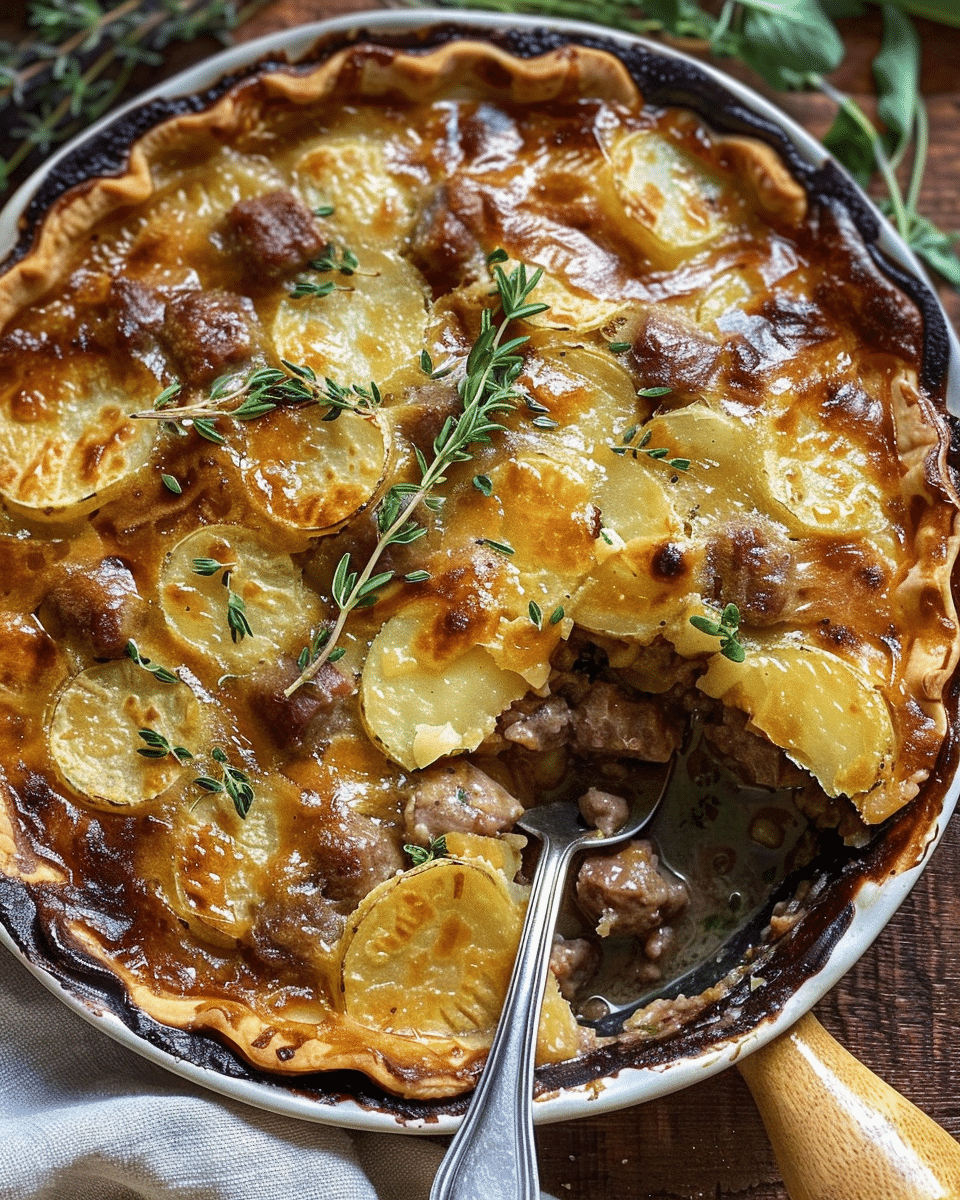 Potato Top Sausage Pie
