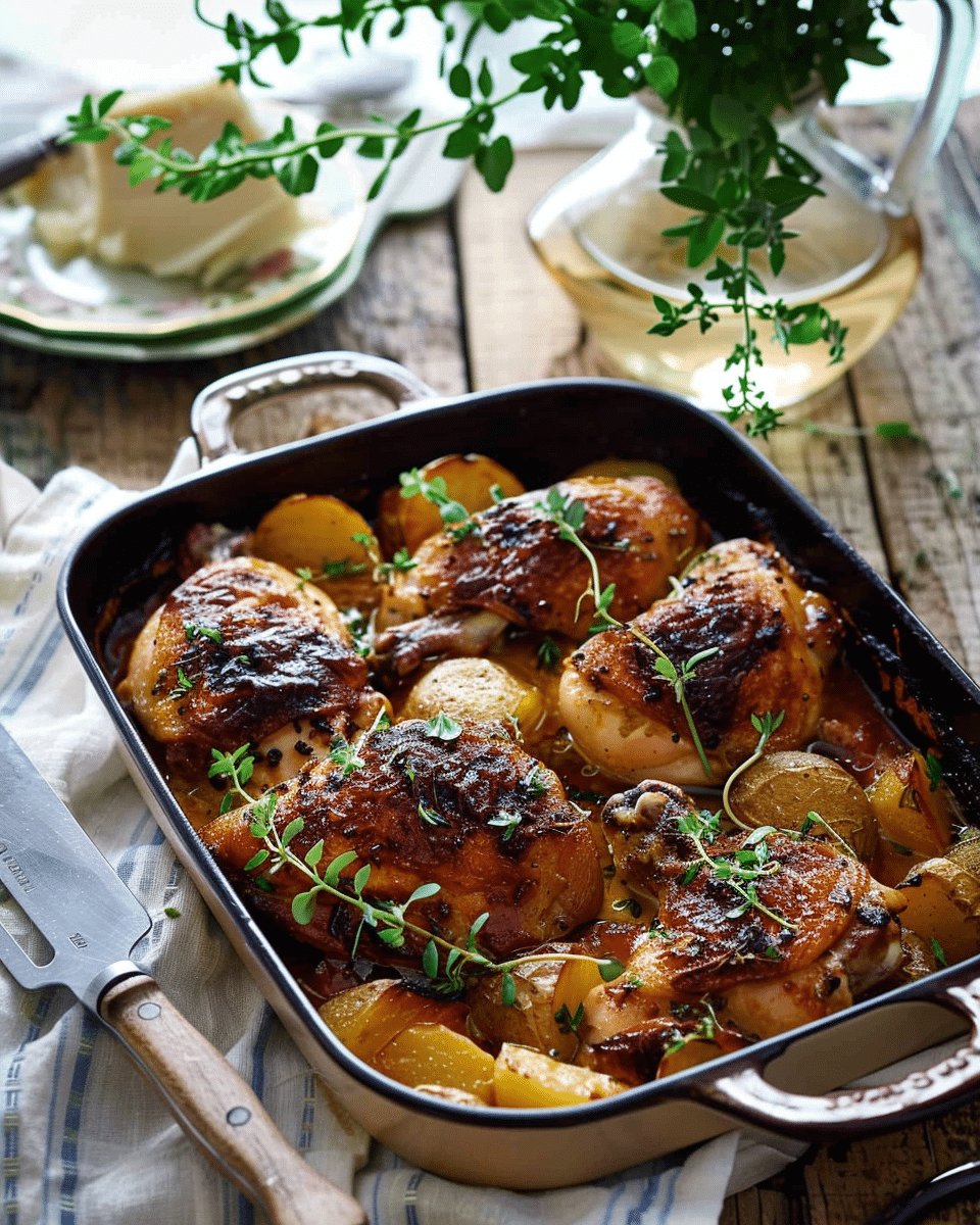 Rotisserie Flavoured Chicken and Potato Bake