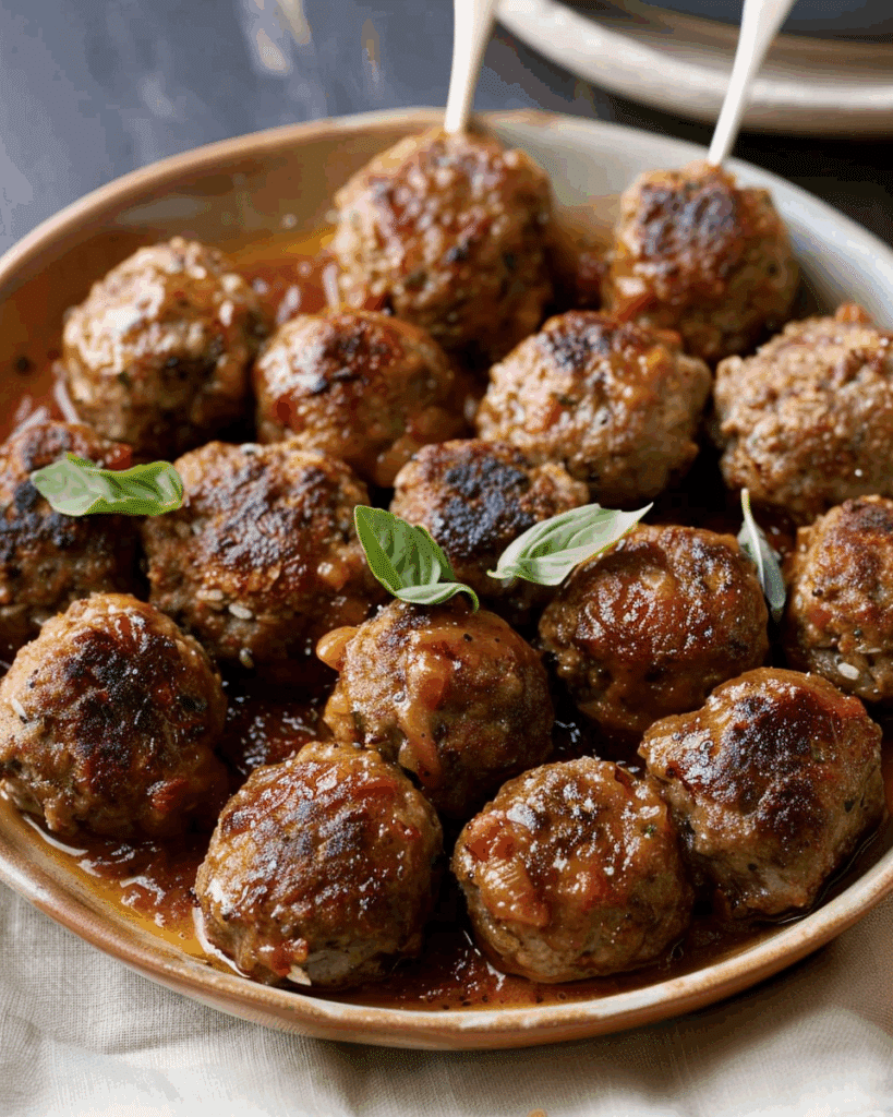 Saucy Meatballs