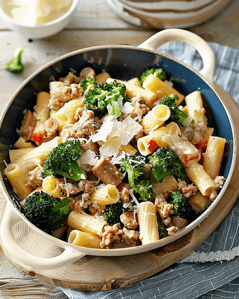 Sausage and Broccoli Rigatoni