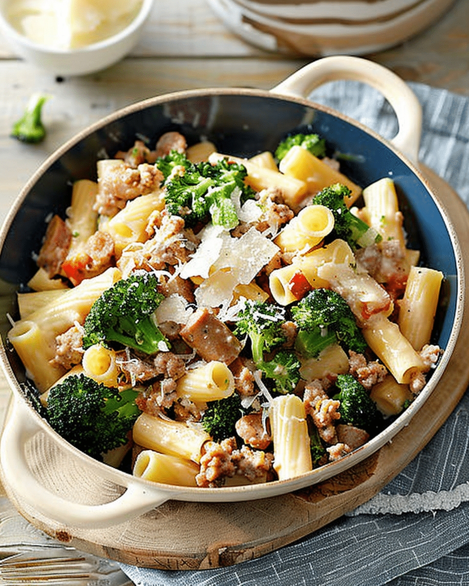 Sausage and Broccoli Rigatoni