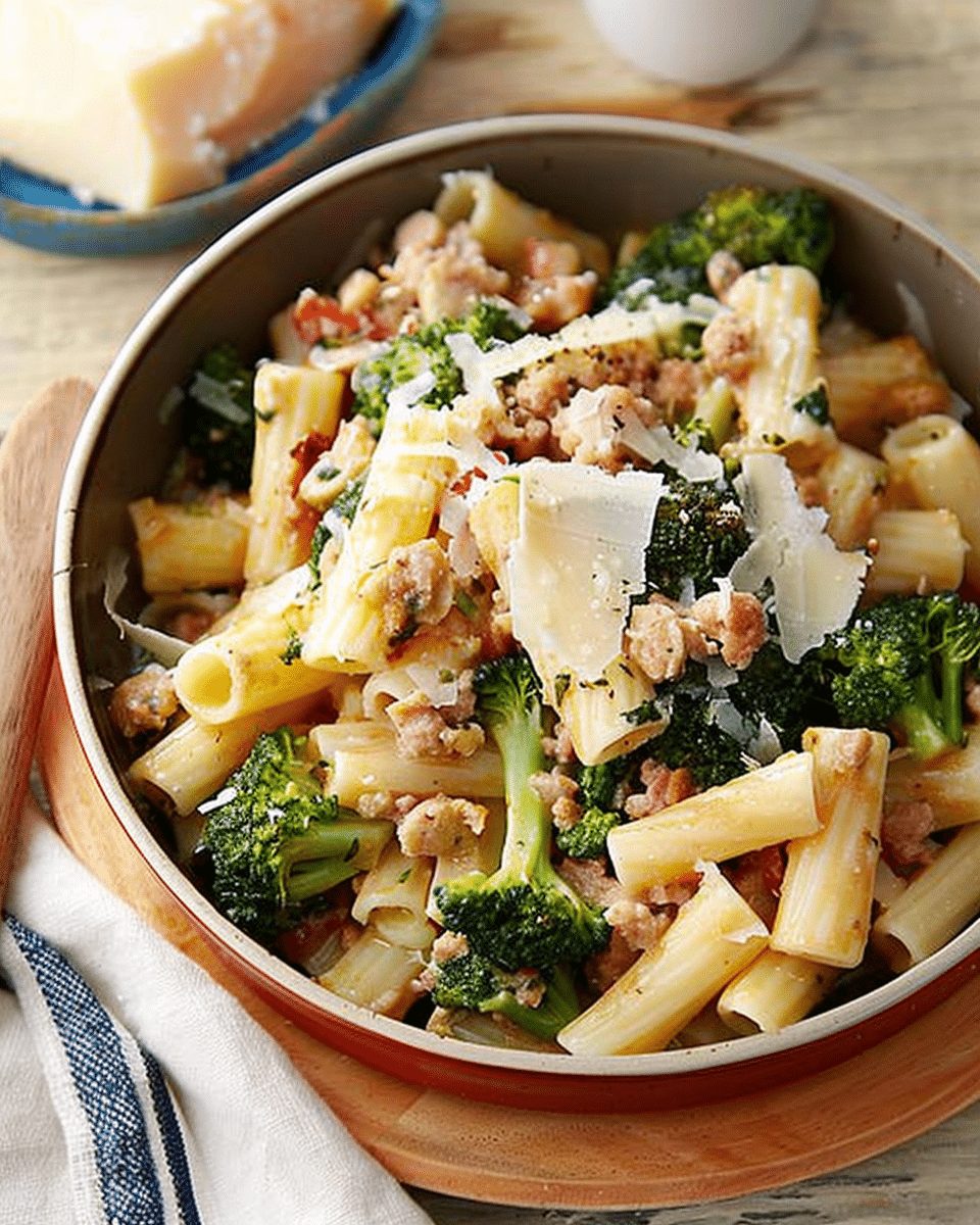 Sausage and Broccoli Rigatoni