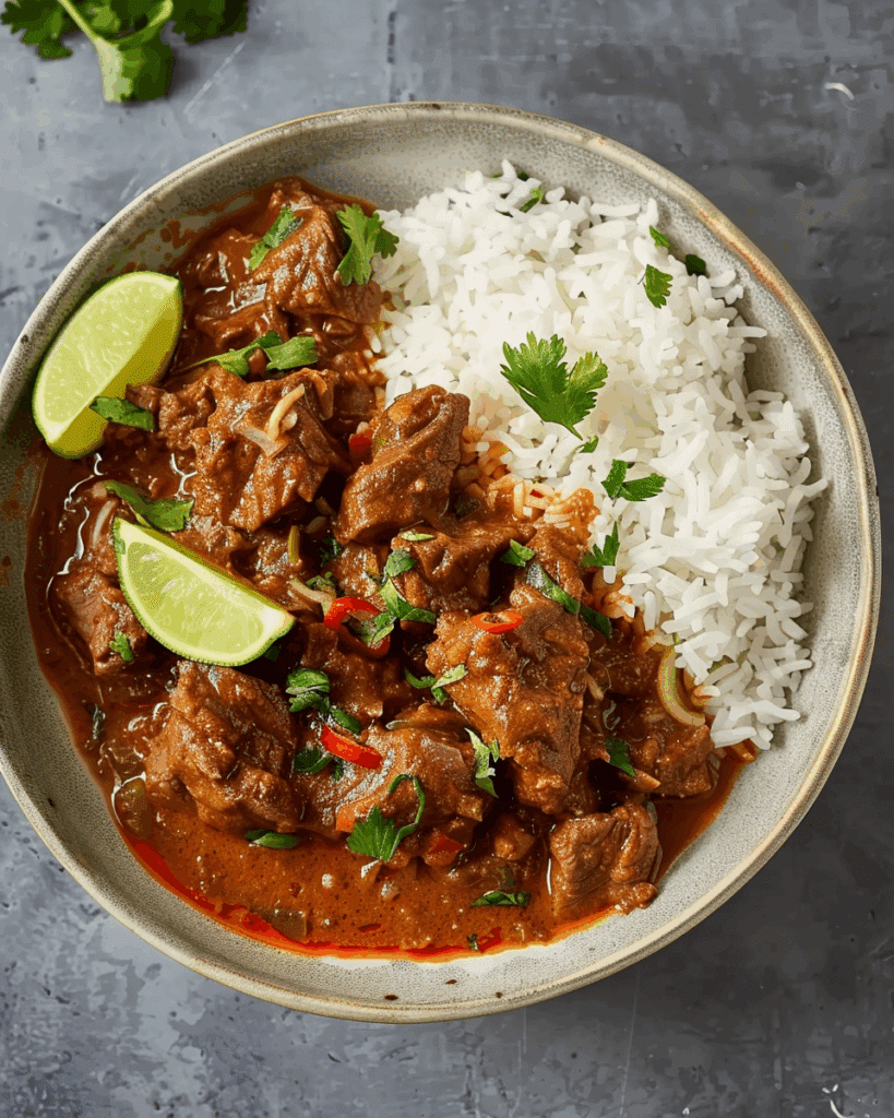 Slow-cooked Coconut Beef Curry
