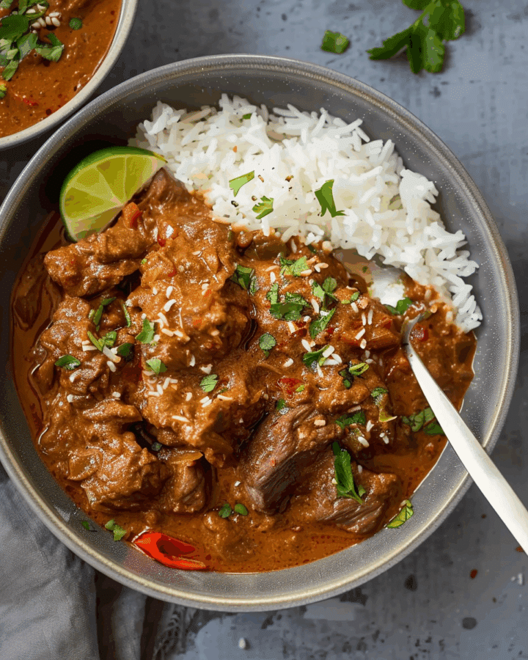 Slow-cooked Coconut Beef Curry