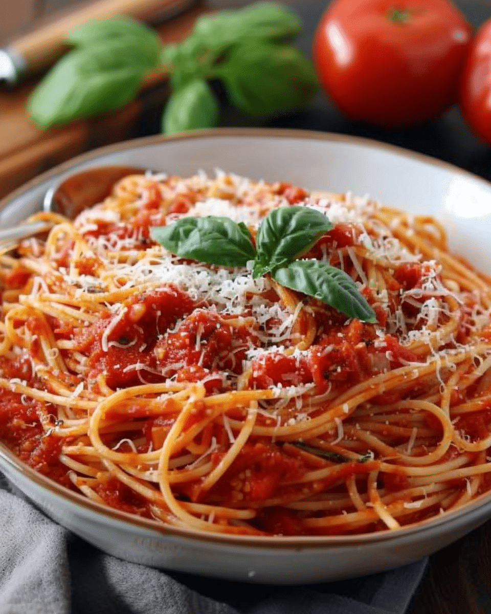 Spaghetti Marinara Recipe