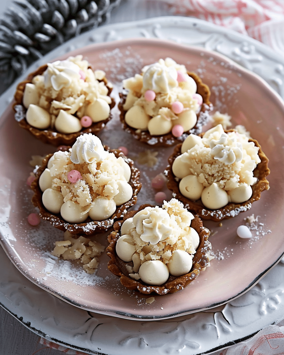 White Chocolate Tartlets