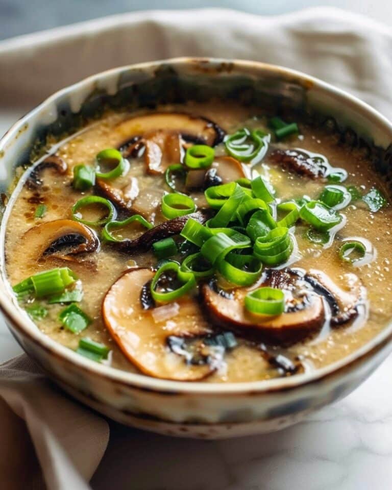 15-Minute Miso Mushroom Soup with Scallions That Heals Your Soul