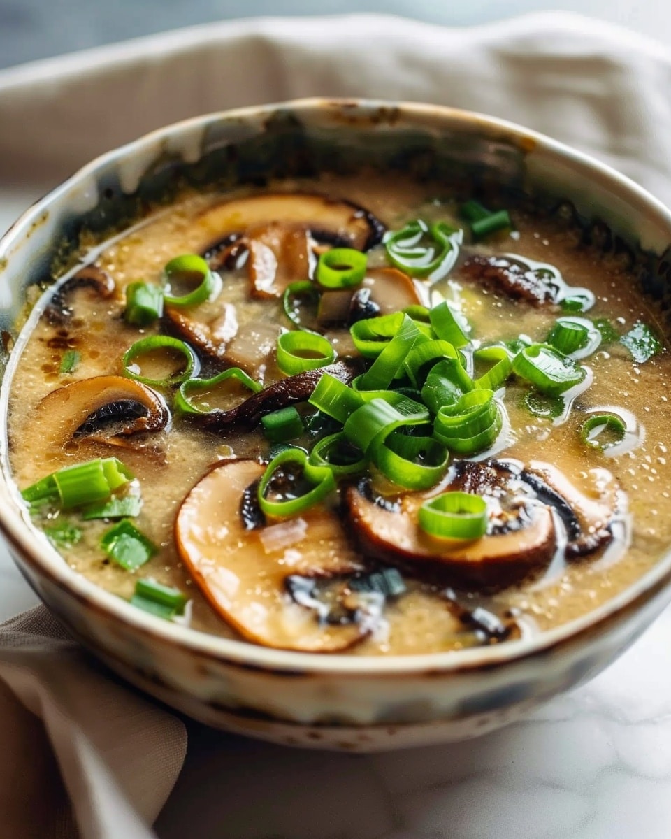 15-Minute Miso Mushroom Soup with Scallions That Heals Your Soul