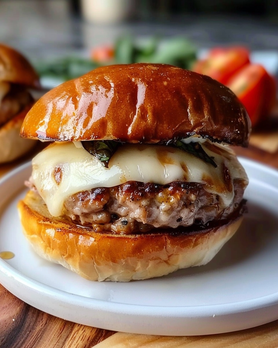 20-Minute Air Fryer Mozzarella-Stuffed Turkey Burgers That Wow