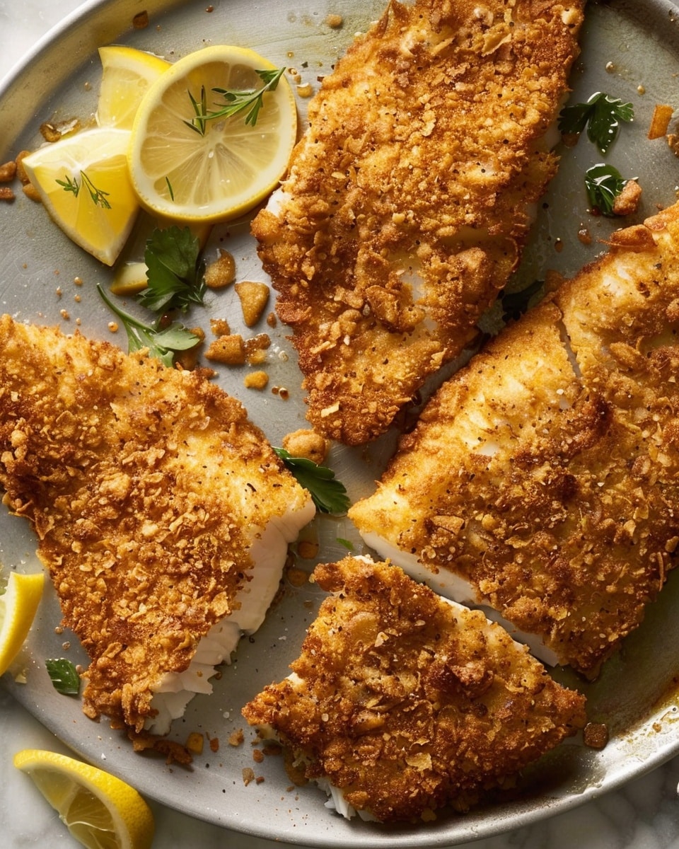 Air-Fried Crumbed Fish
