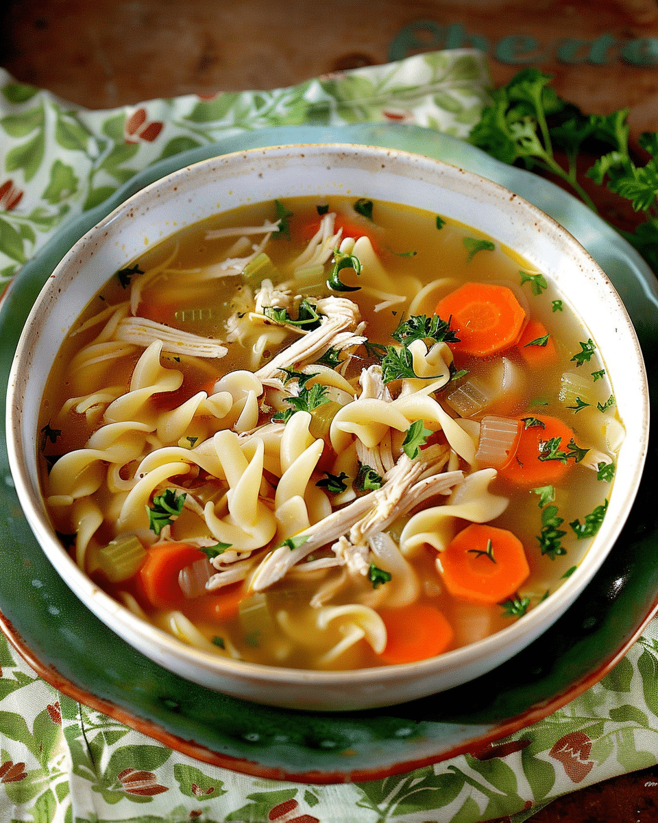 “Cheater” Simple Chicken Noodle Soup