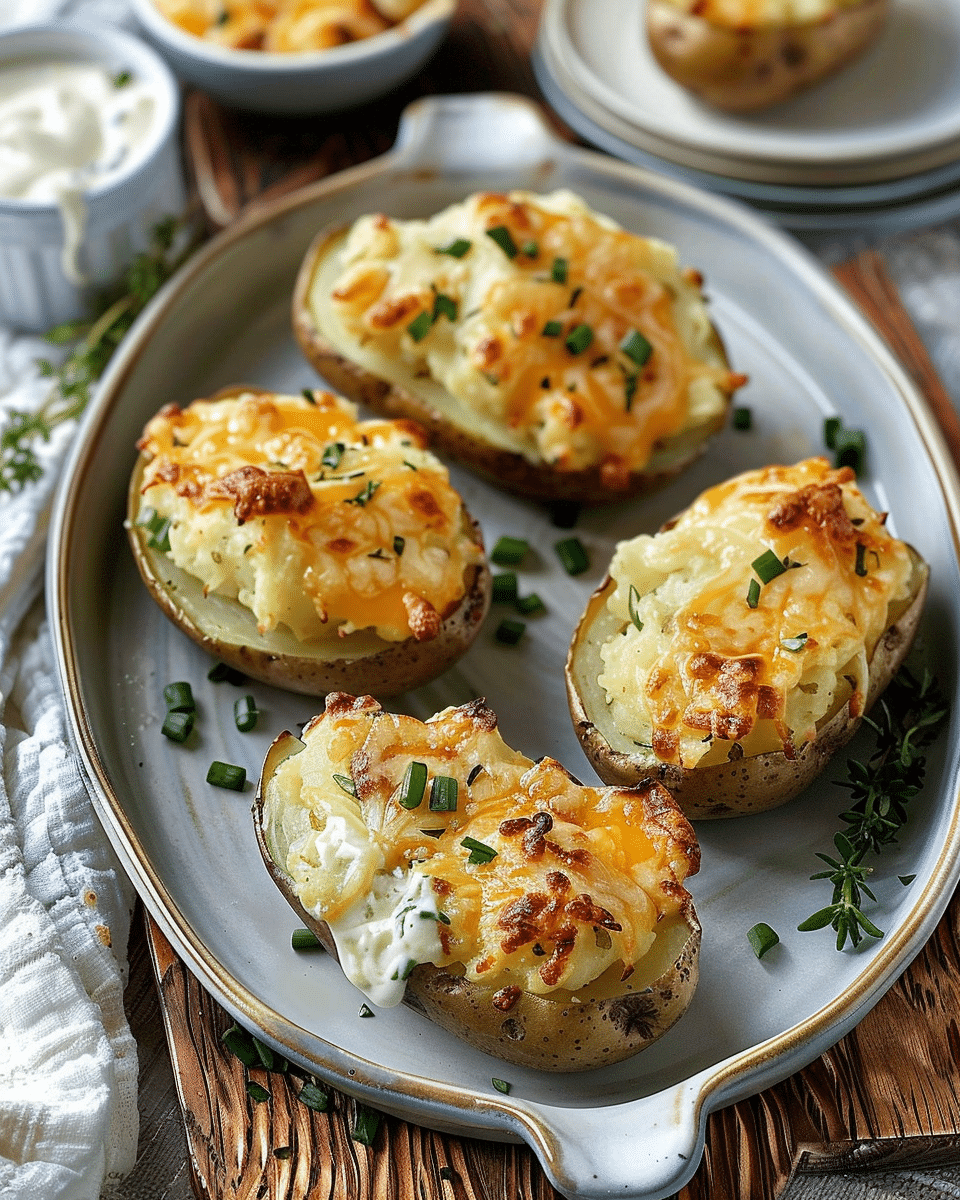 Cheesy Jacket Potatoes