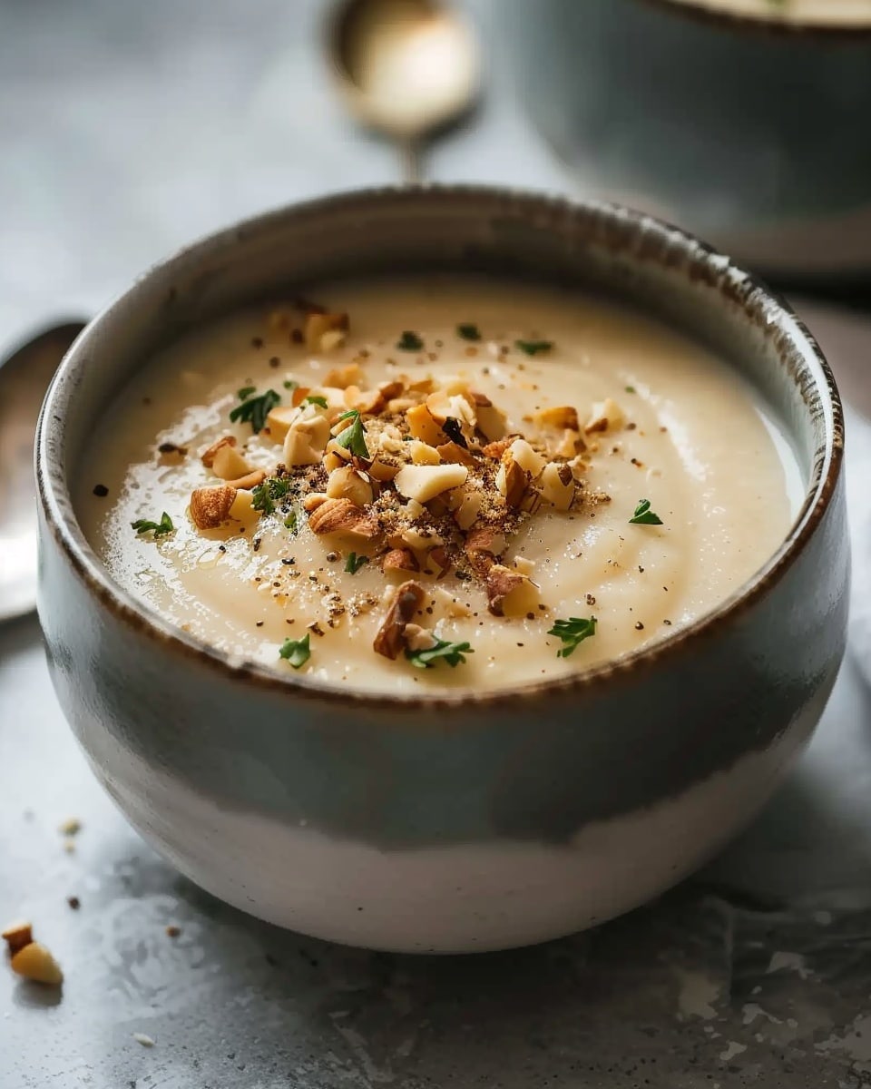 Creamy Celeriac and Hazelnut Soup