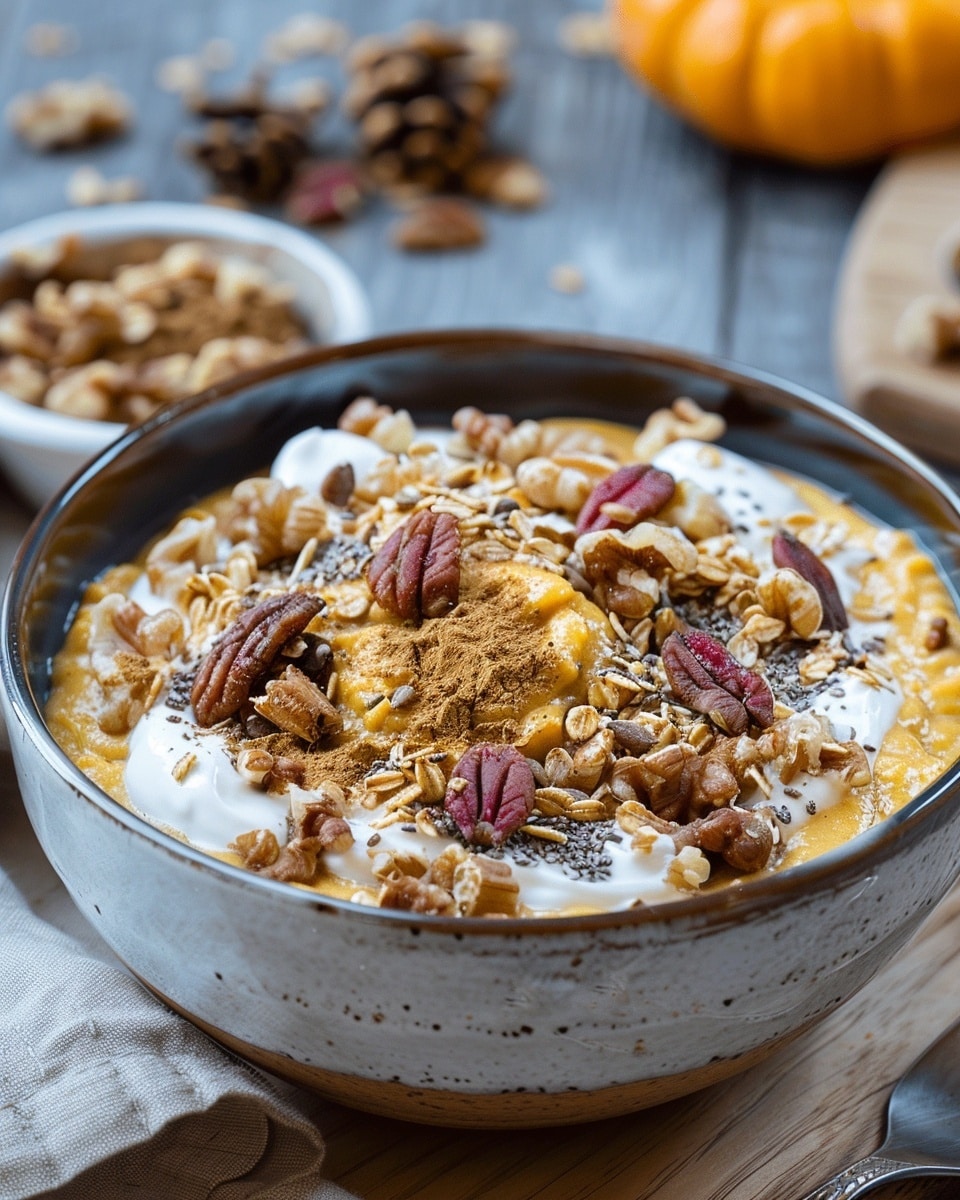 Creamy Pumpkin Pie Yogurt Bowl Recipe
