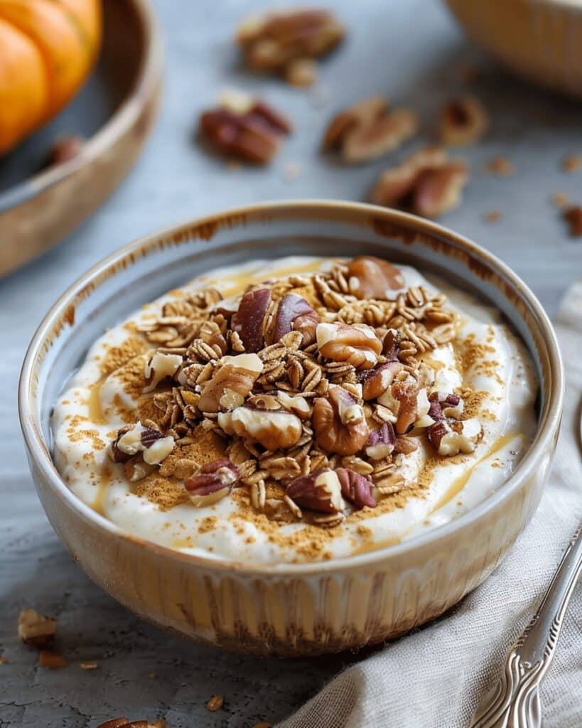 Creamy Pumpkin Pie Yogurt Bowl Recipe