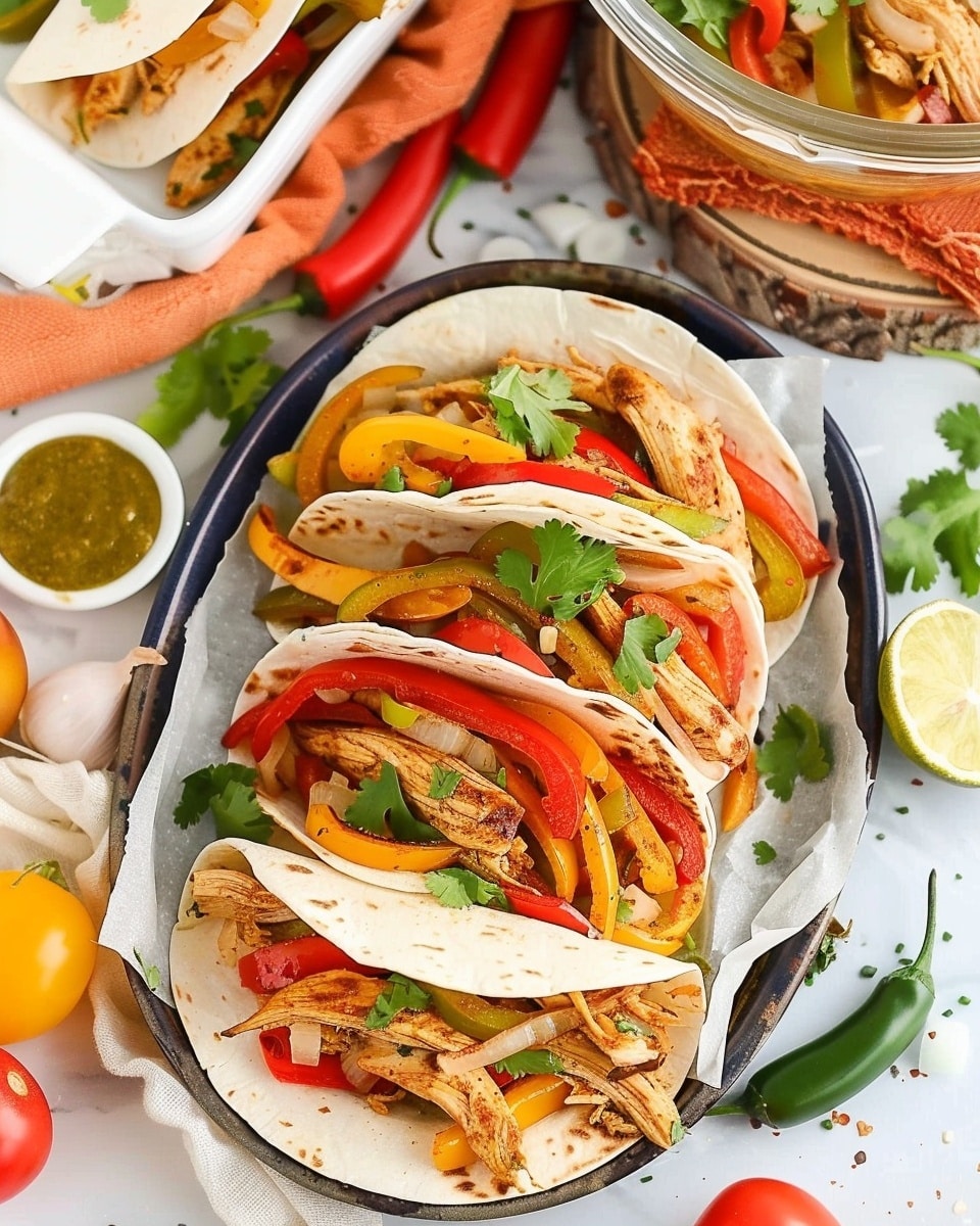 Crockpot Chicken Fajitas