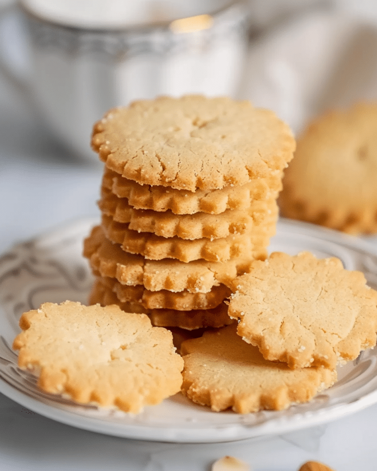 Easy Almond Flour Keto Shortbread Cookies