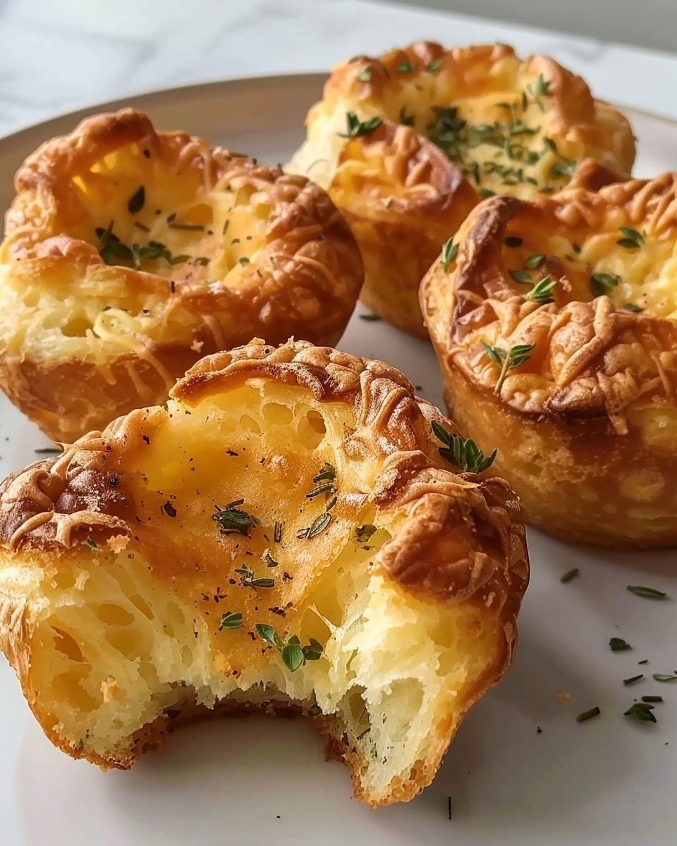 Effortless 10-Minute Cheese and Herb Popovers Recipe for Perfection