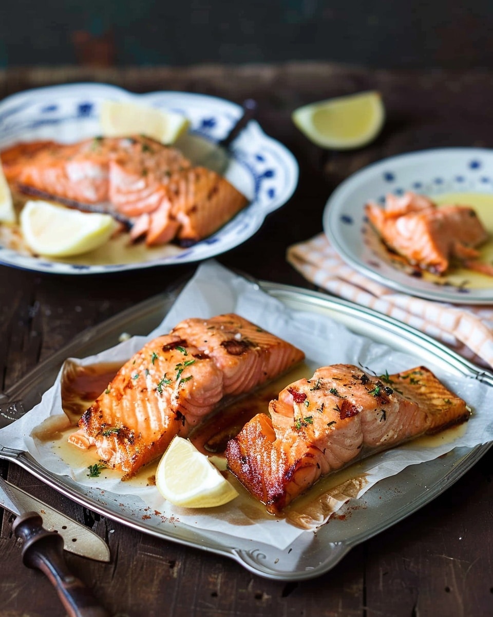 Nordic Fire-Grilled Salmon with Potatoes and Cream