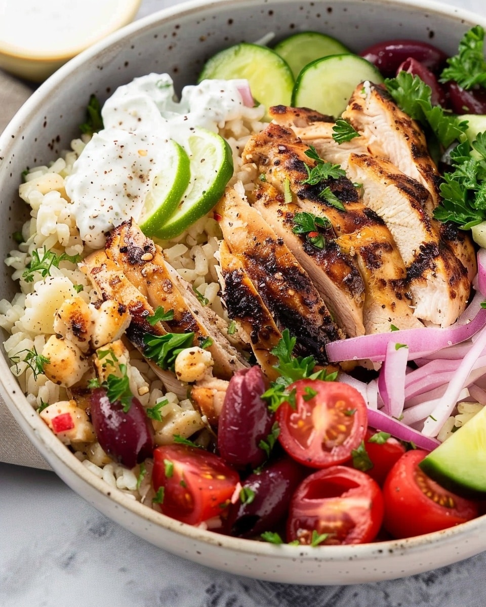 Greek Chicken Bowls
