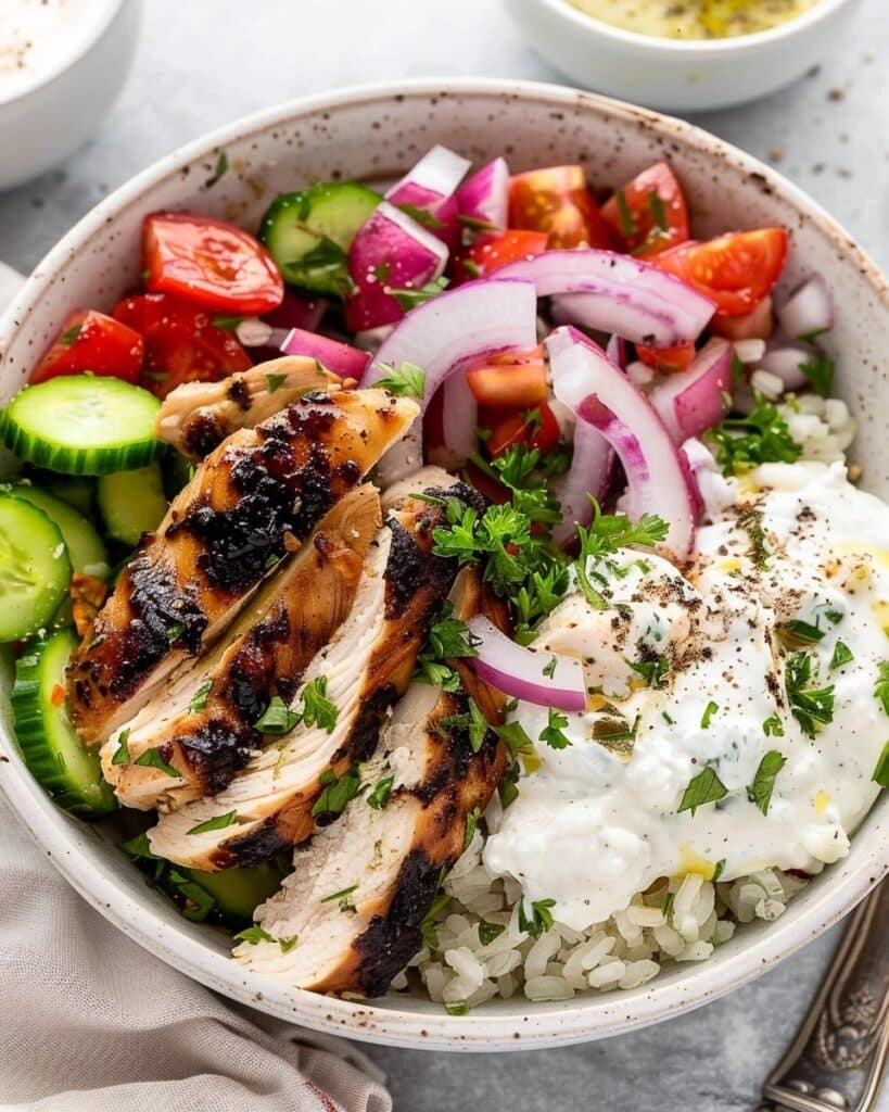 Greek Chicken Bowls